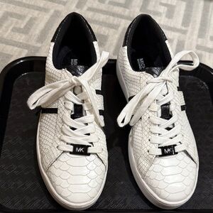 Michael kors snake embossed sneakers. 7.5